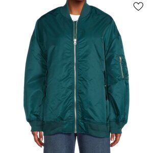 *NWT* Hudson jeans brand new TEAL bomber jacket